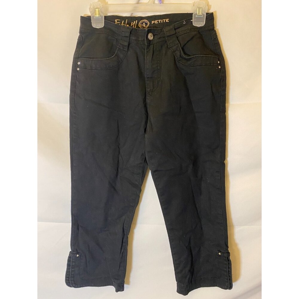 Goth Emo Women’s Black Jeans size 4P 4 Short Petite Normcore